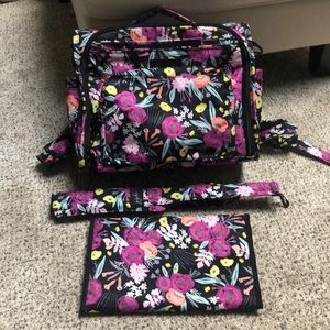 Jujube Ju-Ju-Be BFF Floral Bloom diaper book bag